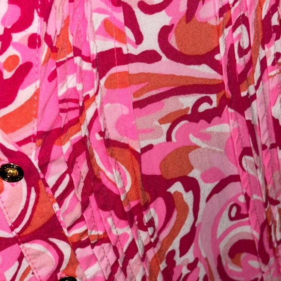 Vibrant Pink Patterned Dress - Picture 4 of 7